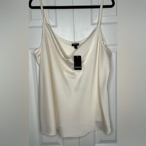 NWT Torrid Size 1 Cream Cowl Neck Camisole Top